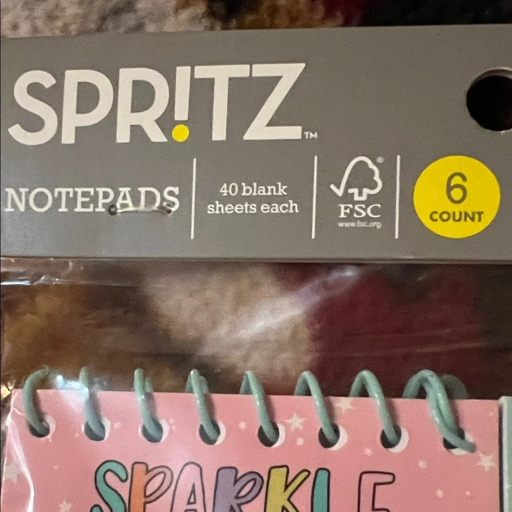 Spritz Unicorn Notepads - Pink and Turquoise